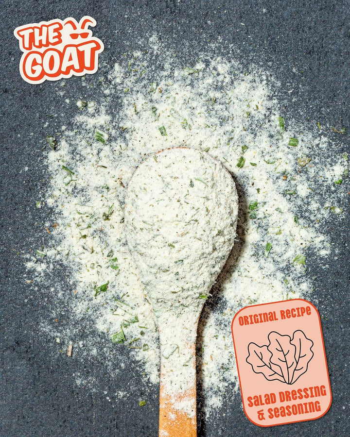 The GOAT Ranch Gewürzmischung 200g – Cremiges Buttermilch-Kräuter-Gewürz für Dressing, Dip, Marinade