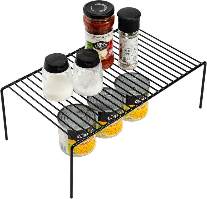 IPEGTOP 6er-Pack grosser Gefrierschrank-Aufbewahrungsregal, rostfreier Edelstahl, platzsparend, für