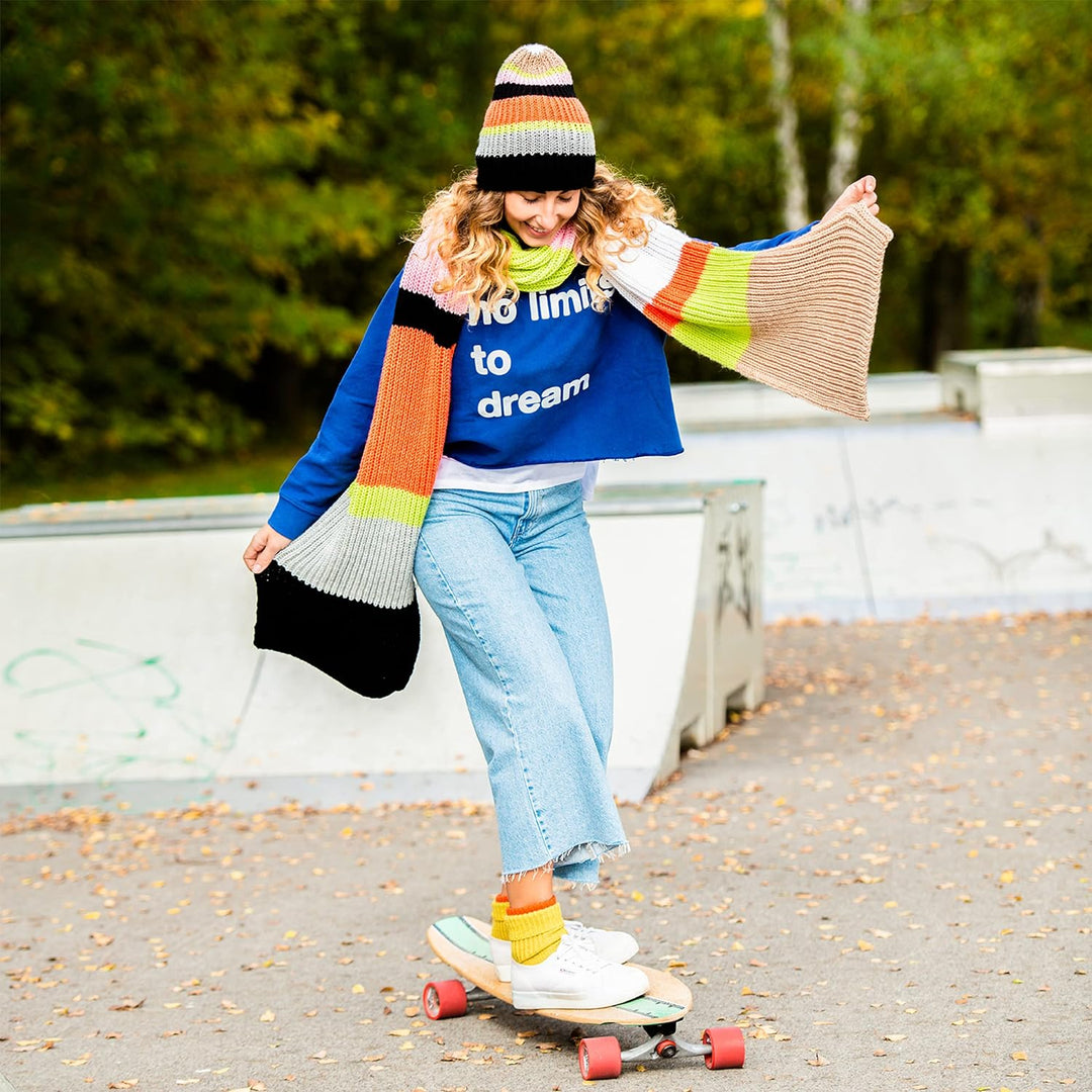 Gründl Happy uni (Strick- und Häkelgarn mit wollartigem Charakter aus 100% Polyacryl, Anti-Pilling,