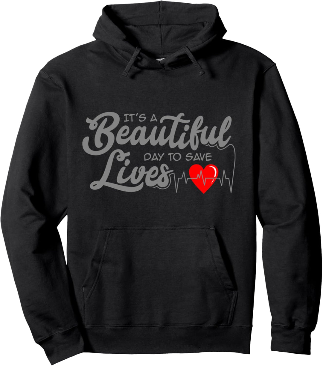 Es ist ein schöner Tag, um Leben zu retten Lustige Pullover Hoodie
