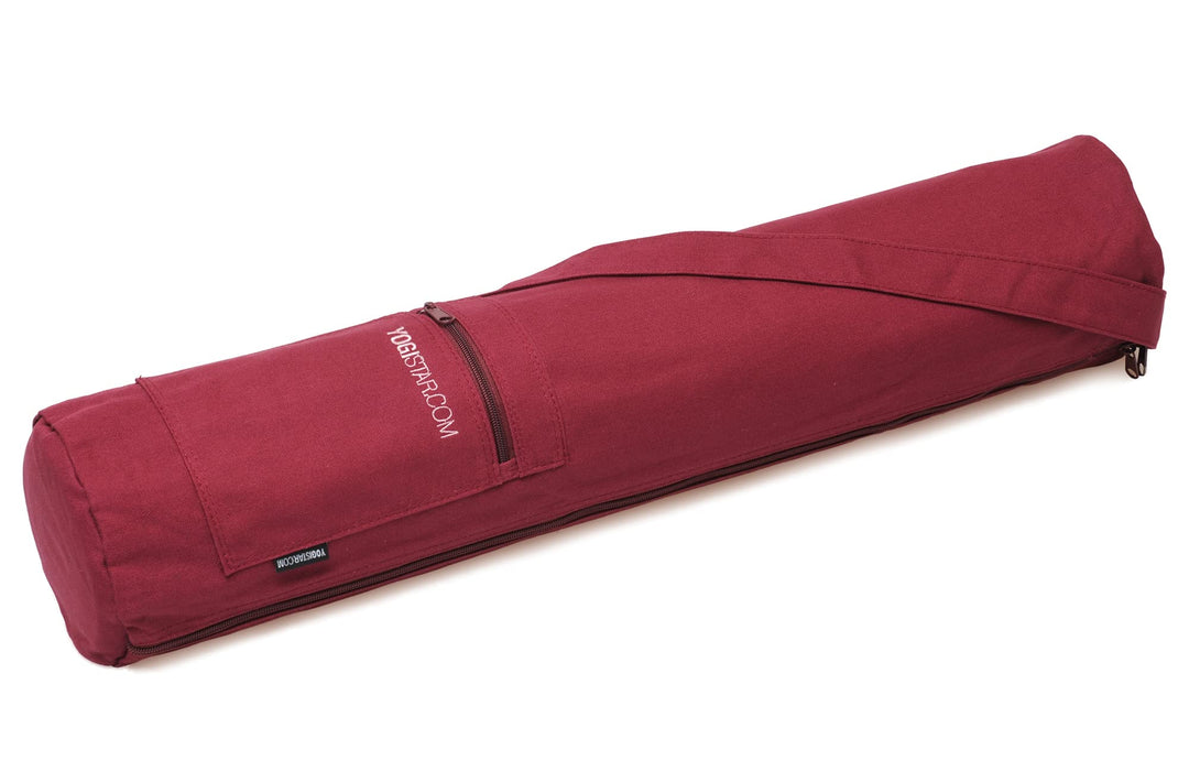 Yogistar Yogatasche yogibag® Basic - Zip - Cotton - 65 cm 65 x 14 x 14 cm, Bordeaux
