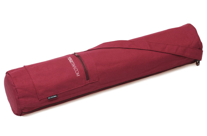 Yogistar Yogatasche yogibag® Basic - Zip - Cotton - 65 cm 65 x 14 x 14 cm, Bordeaux