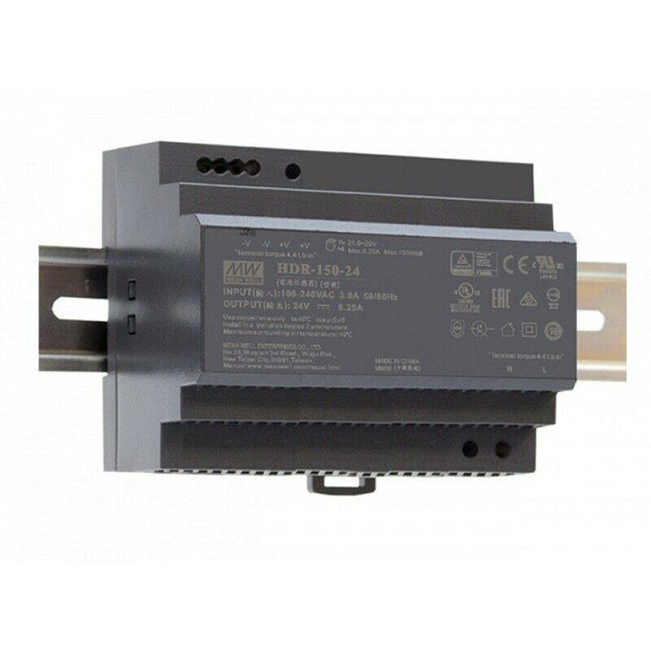 Meanwell HDR-150-12 135,6W 12V 11,3A DIN-Schienen-Netzteil DIN-Schiene, HDR-150-12