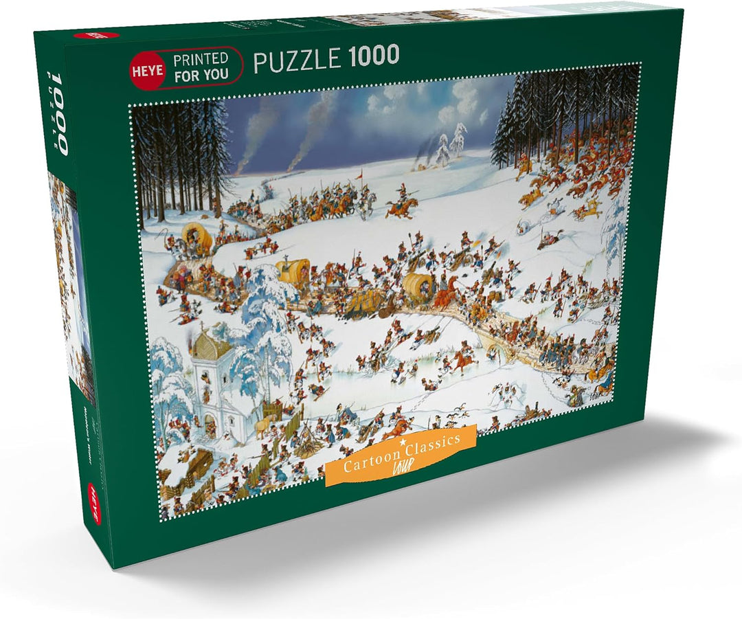 Napoleon's Winter - Jean-Jacques Loup - Cartoon Classics - Premium 1000 Teile Puzzle - MyPuzzle Sond