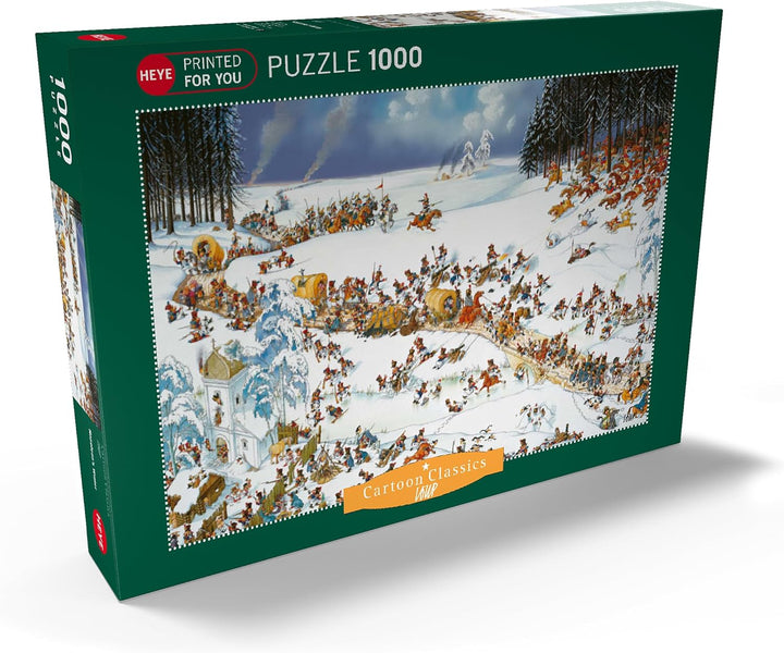 Napoleon's Winter - Jean-Jacques Loup - Cartoon Classics - Premium 1000 Teile Puzzle - MyPuzzle Sond