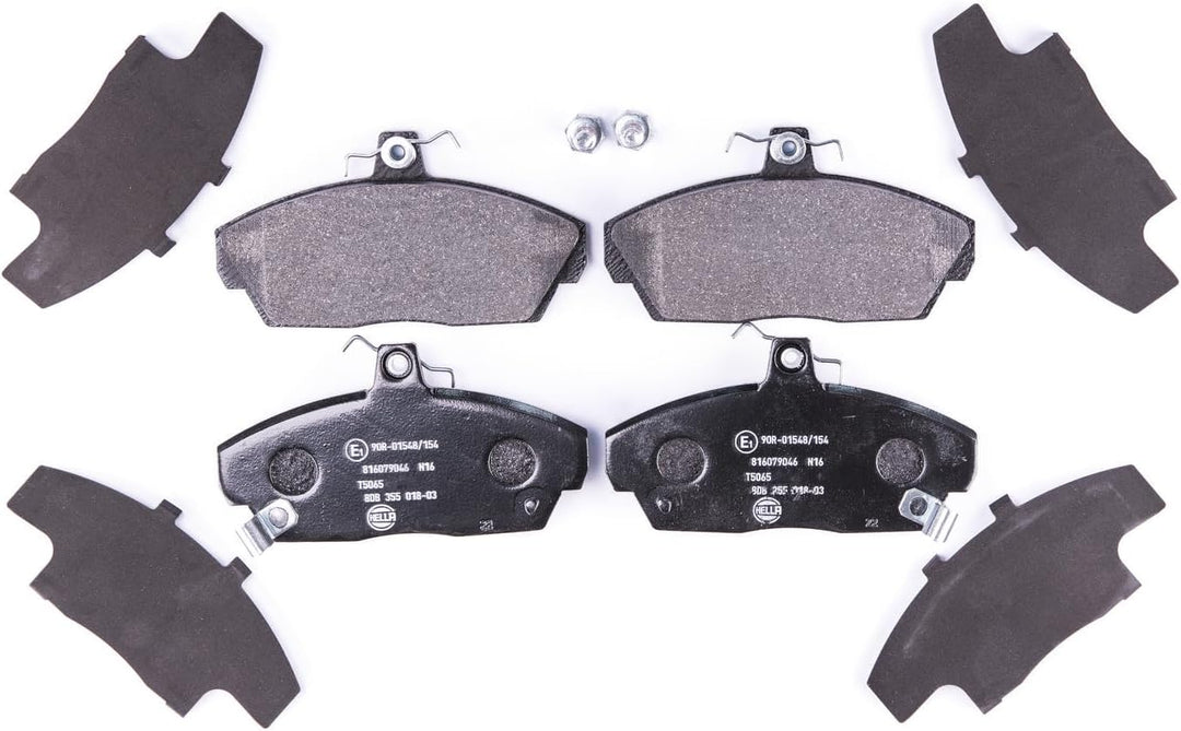 HELLA PAGID 8DB 355 018-031 Bremsbelagsatz - T5065 - Dicke/Stärke: 18mm - Bremssystem: Lucas - mit a