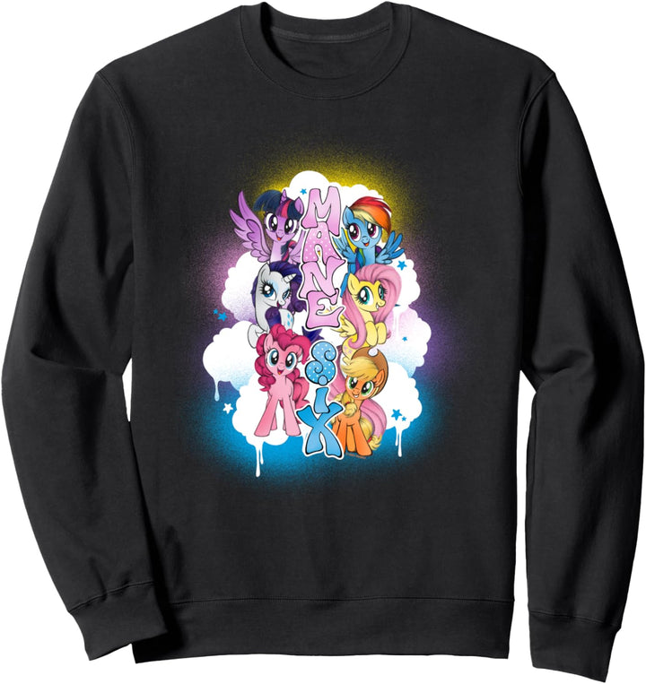 My Little Pony Mane Six Rainbow Dash Pinkie Pie Sweatshirt