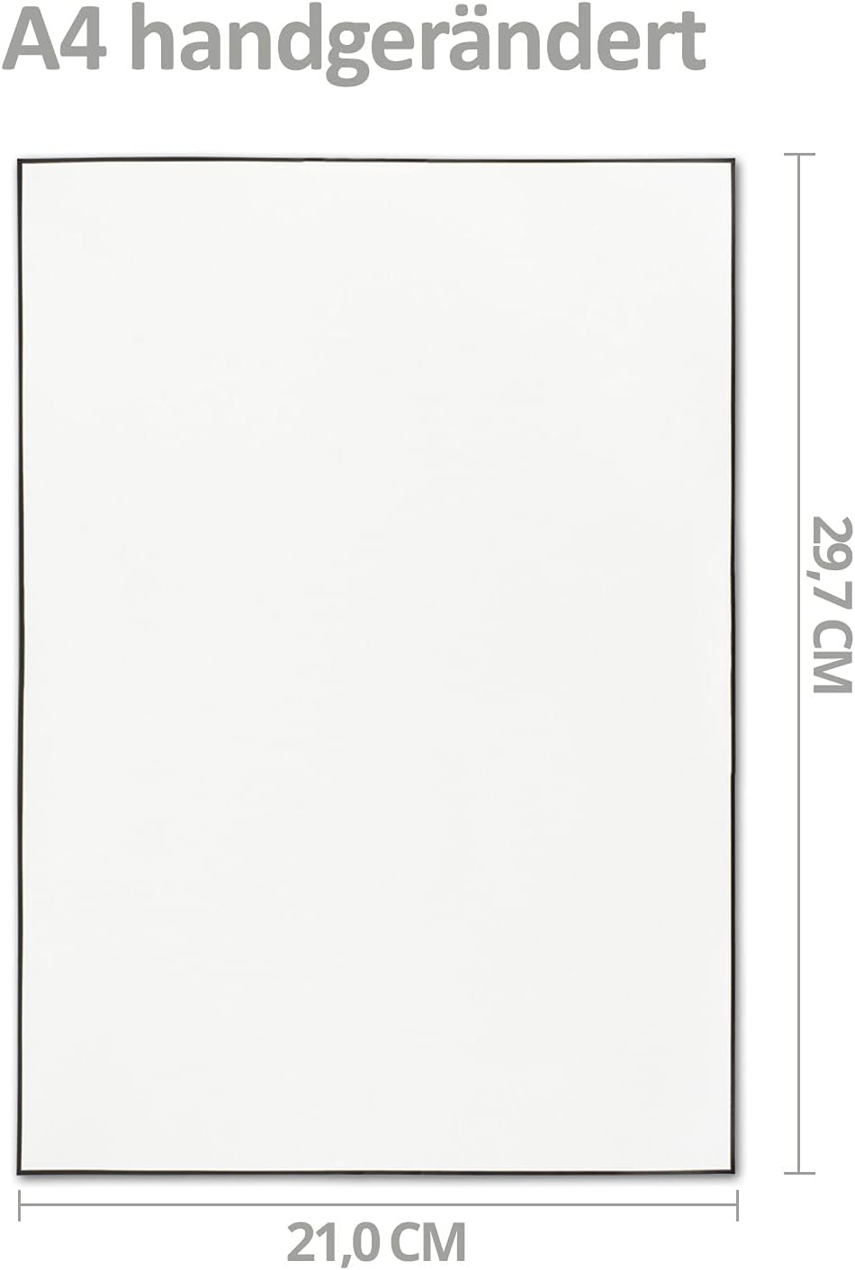 100x Trauerpapier Sets DIN A4 mit gefütterten Umschlägen - handgemachter schwarzer Rand - Briefpapie