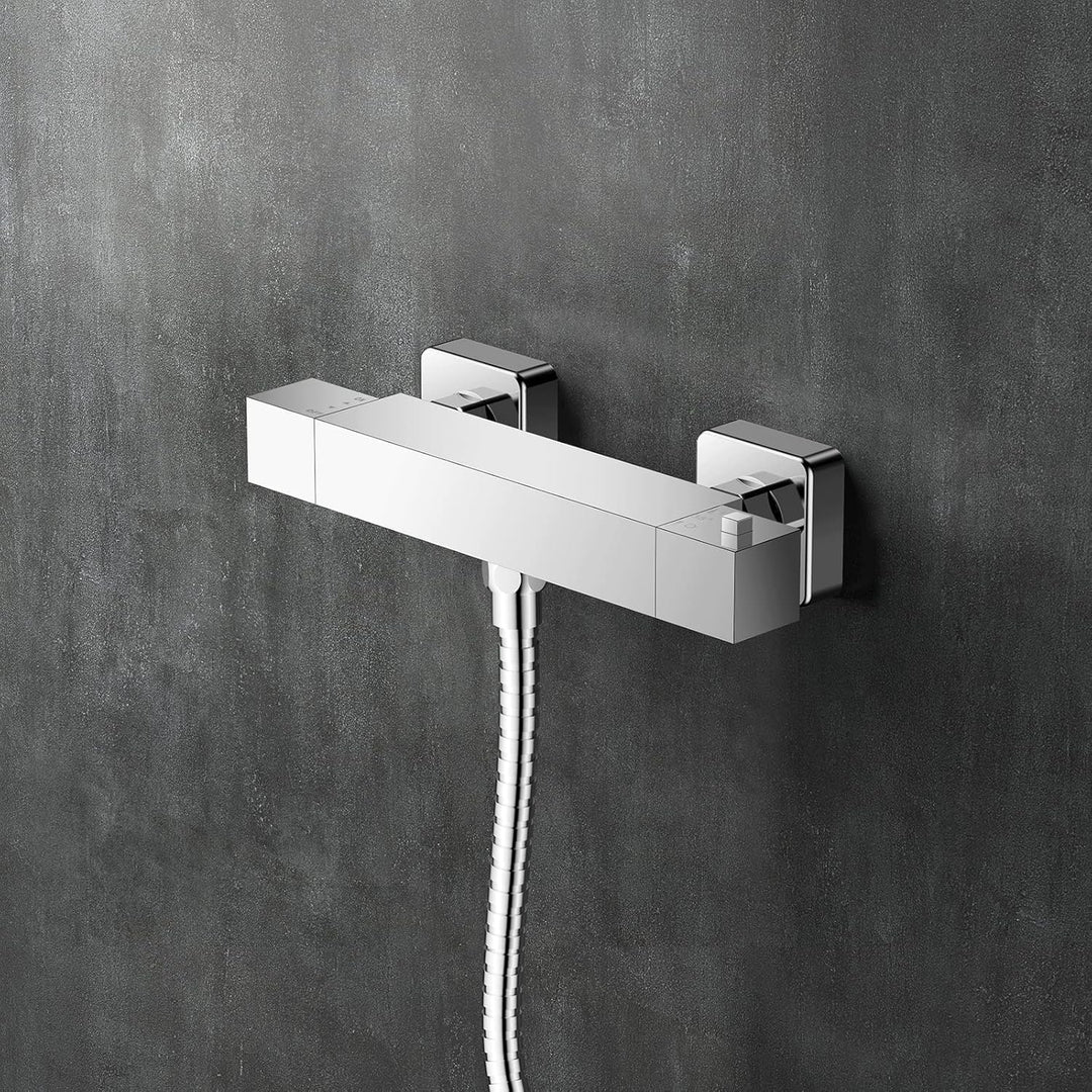 KOMIRO Duscharmatur mit Thermostat, Mischbatterie Dusche, Duschthermostat Duscharmatur mit 38℃ Siche