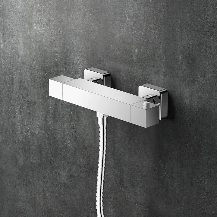 KOMIRO Duscharmatur mit Thermostat, Mischbatterie Dusche, Duschthermostat Duscharmatur mit 38℃ Siche