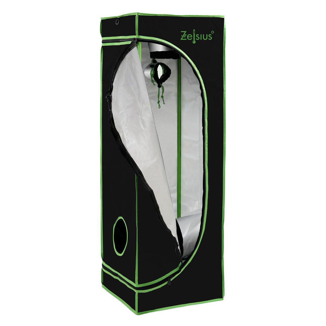 Zelsius Growzelt MyHomeGrow Grow Tent | Indoor Growroom | schwarz grün | Growschrank Darkroom Pflanz