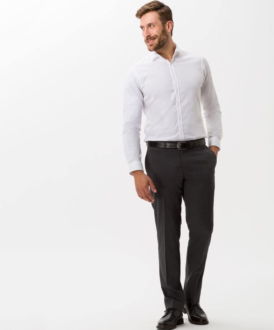 BRAX Regular Fit Hose Enrico Stretch Schurwolle Navy 5 Jahre Street, 5 Jahre Street