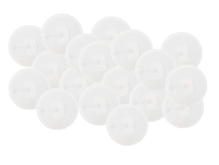 NFC Sticker NTAG215, NFC Aufkleber, 30 mm, rund, weiss, PET, kompatibel mit Amiibo, iPhone iOS Kurzb