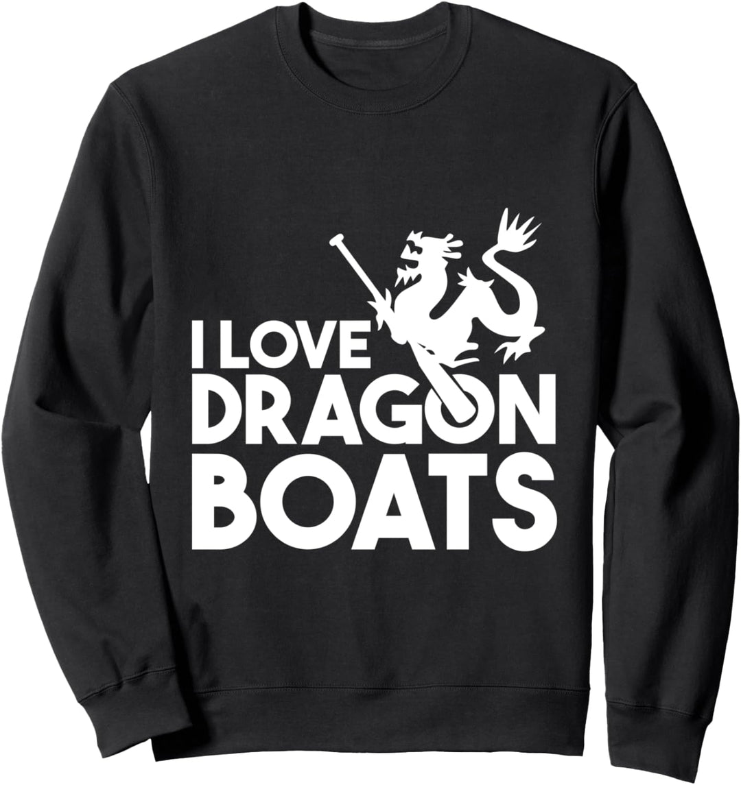 Ich liebe Drachenboote Sweatshirt