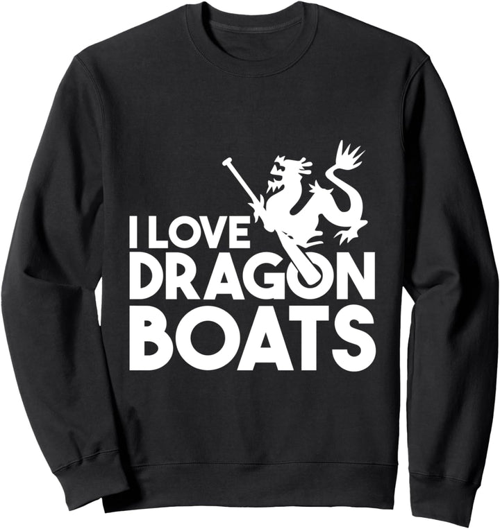Ich liebe Drachenboote Sweatshirt