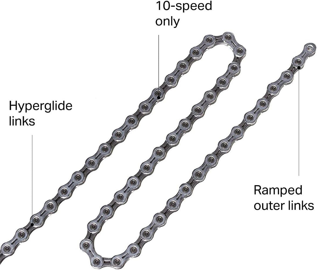SHIMANO Ultegra 6701 10-fach Kette, Silber, True