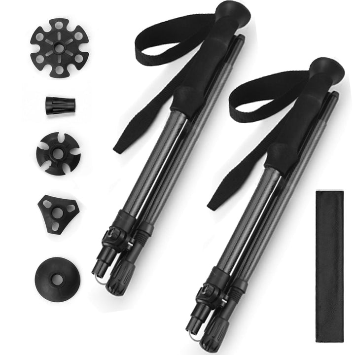 Trekkingstöcke Carbon Ultraleicht 169 g, Teleskop Wanderstöcke 63–135 cm | Teleskop Wanderstöcke 63–
