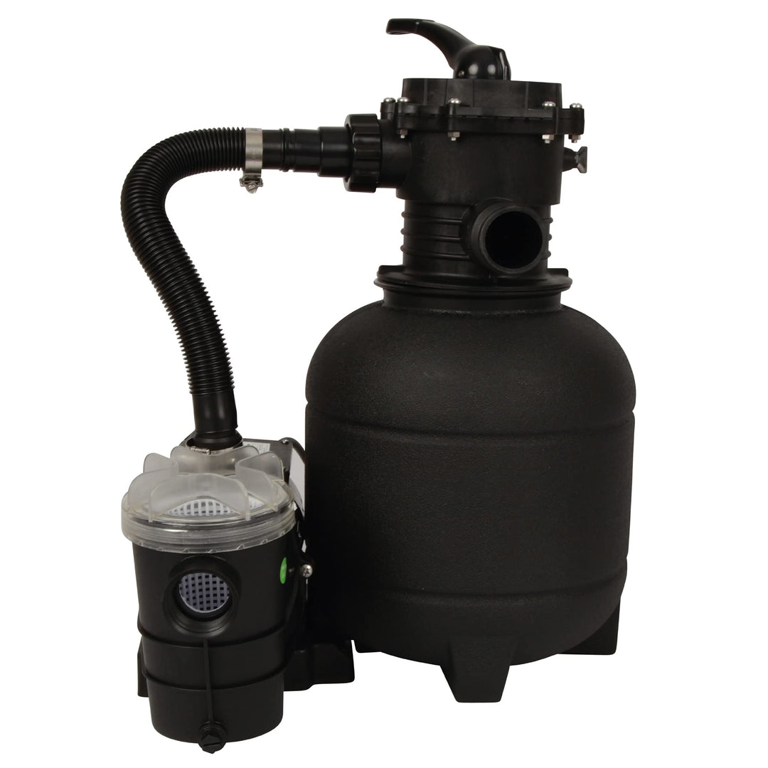 Bestlivings Pool-Sandfilteranlage zur Poolreinigung, 7500 l/h, 3,5 Bar, Einphasen Induktionsmotor, F