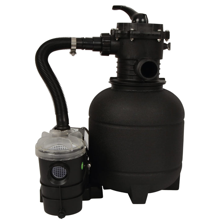Bestlivings Pool-Sandfilteranlage zur Poolreinigung, 7500 l/h, 3,5 Bar, Einphasen Induktionsmotor, F