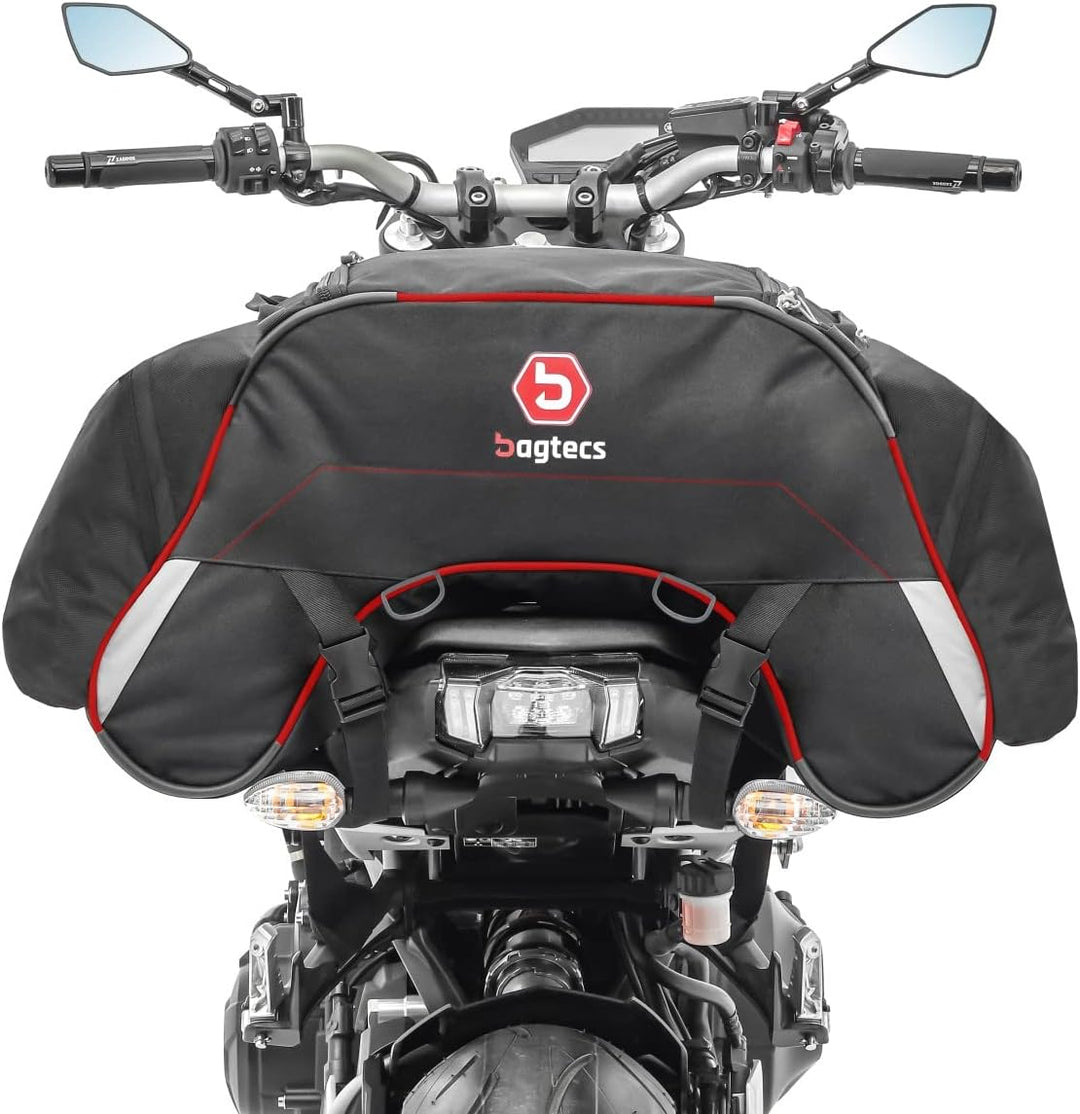 Motorrad Hecktasche Bagtecs WP35 für Beifahrersitz 35 Liter rot