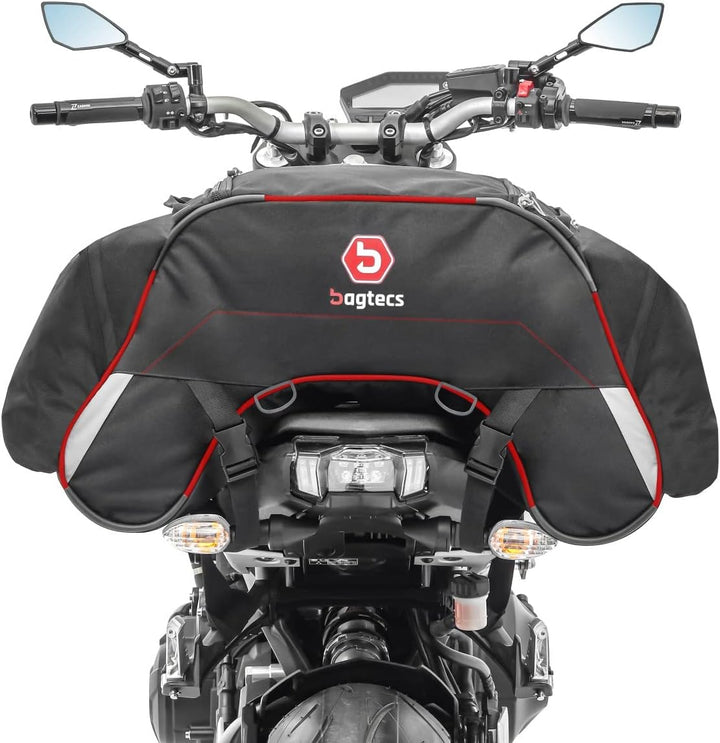 Motorrad Hecktasche Bagtecs WP35 für Beifahrersitz 35 Liter rot