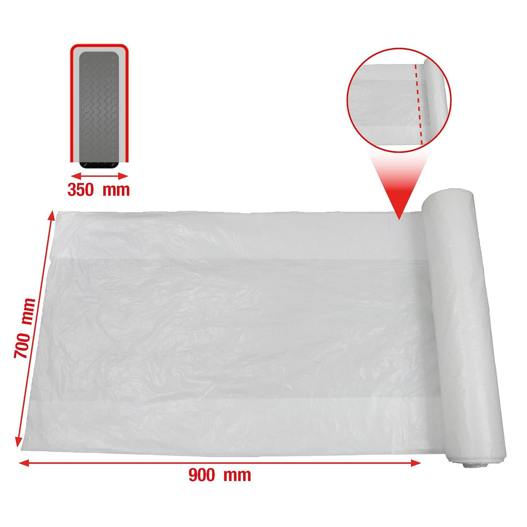 KS Tools 500.8088 Reifentüten, weiss, 100 Stück