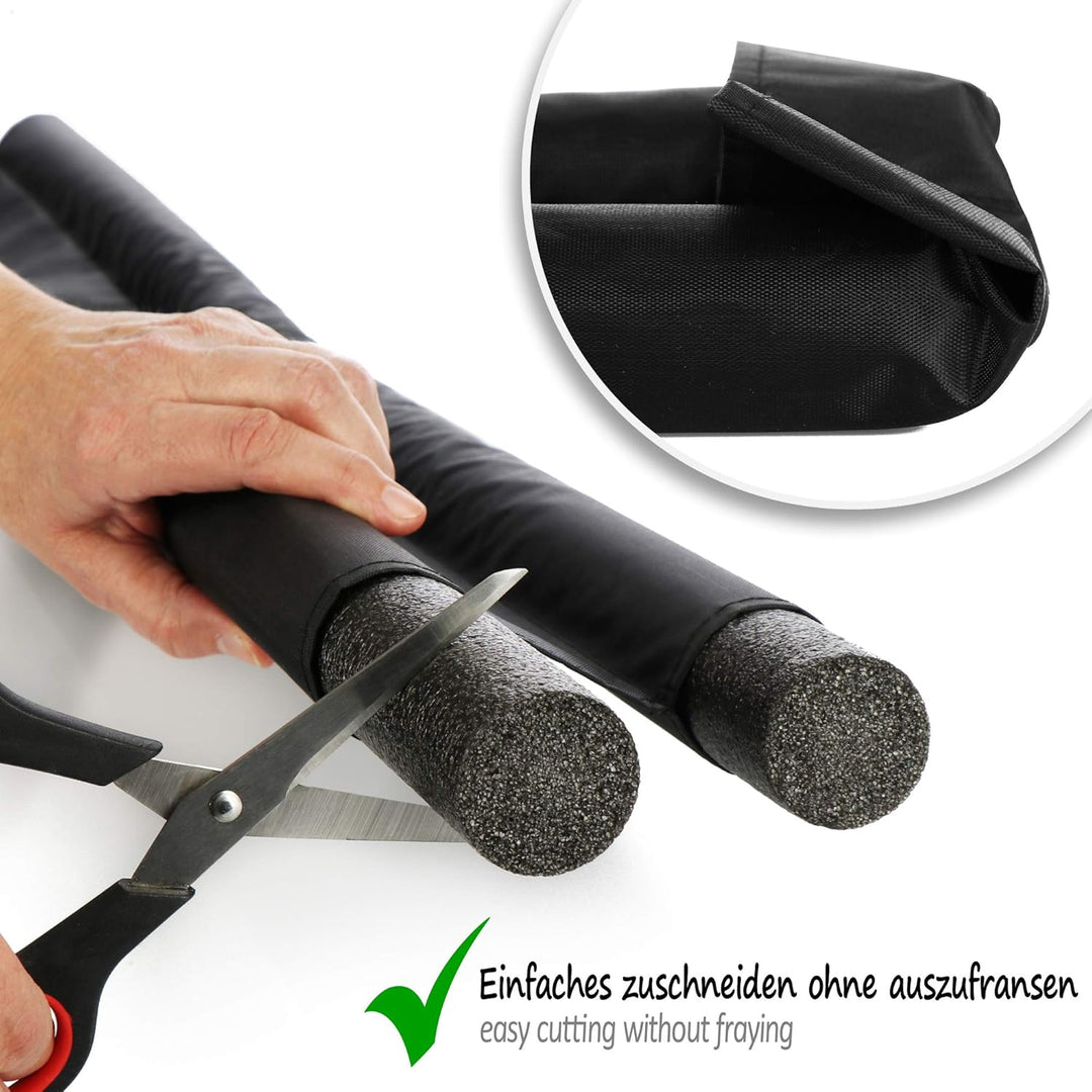 com-four® 18x Zugluftstopper für die Tür, Standardmasse Innentür - Türbodendichtung, Türunterdichtun