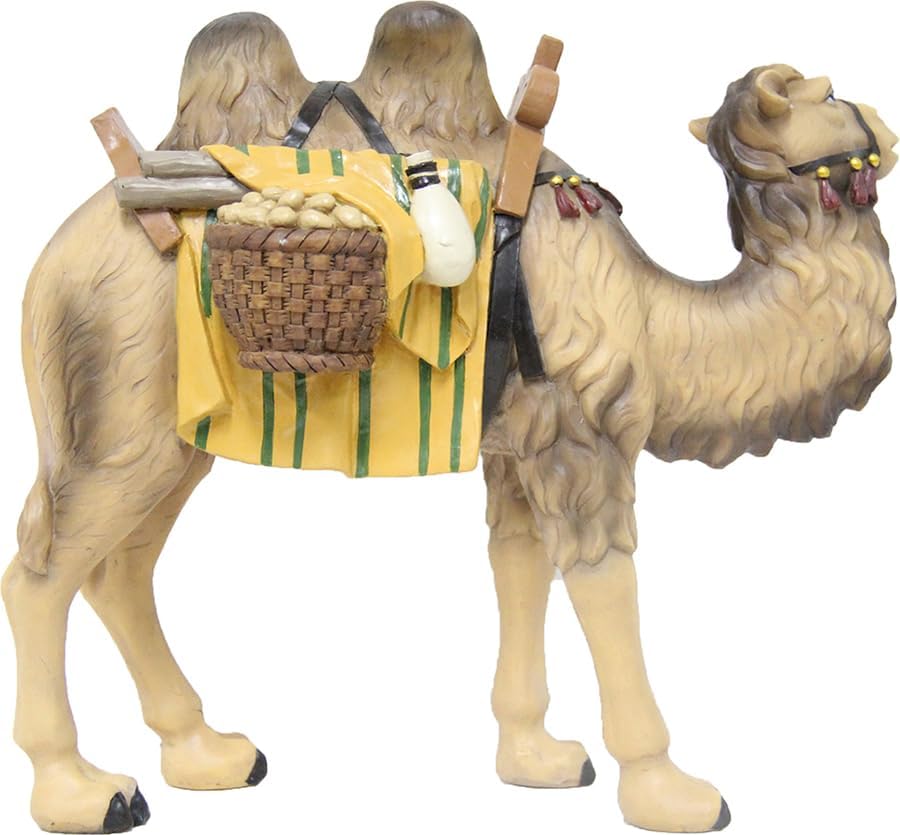 FADEDA Kamel/Höhe:13 cm/handbemalt/detailgetreue Krippen Figuren - Weihnachten Tisch Dekoration Krip
