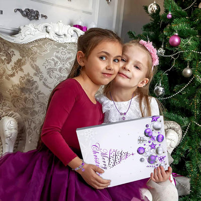 MJARTORIA Adventskalender Schmuck für Mädchen 2023 Weihnachtskalender Teenager 24 Überraschungen Übe