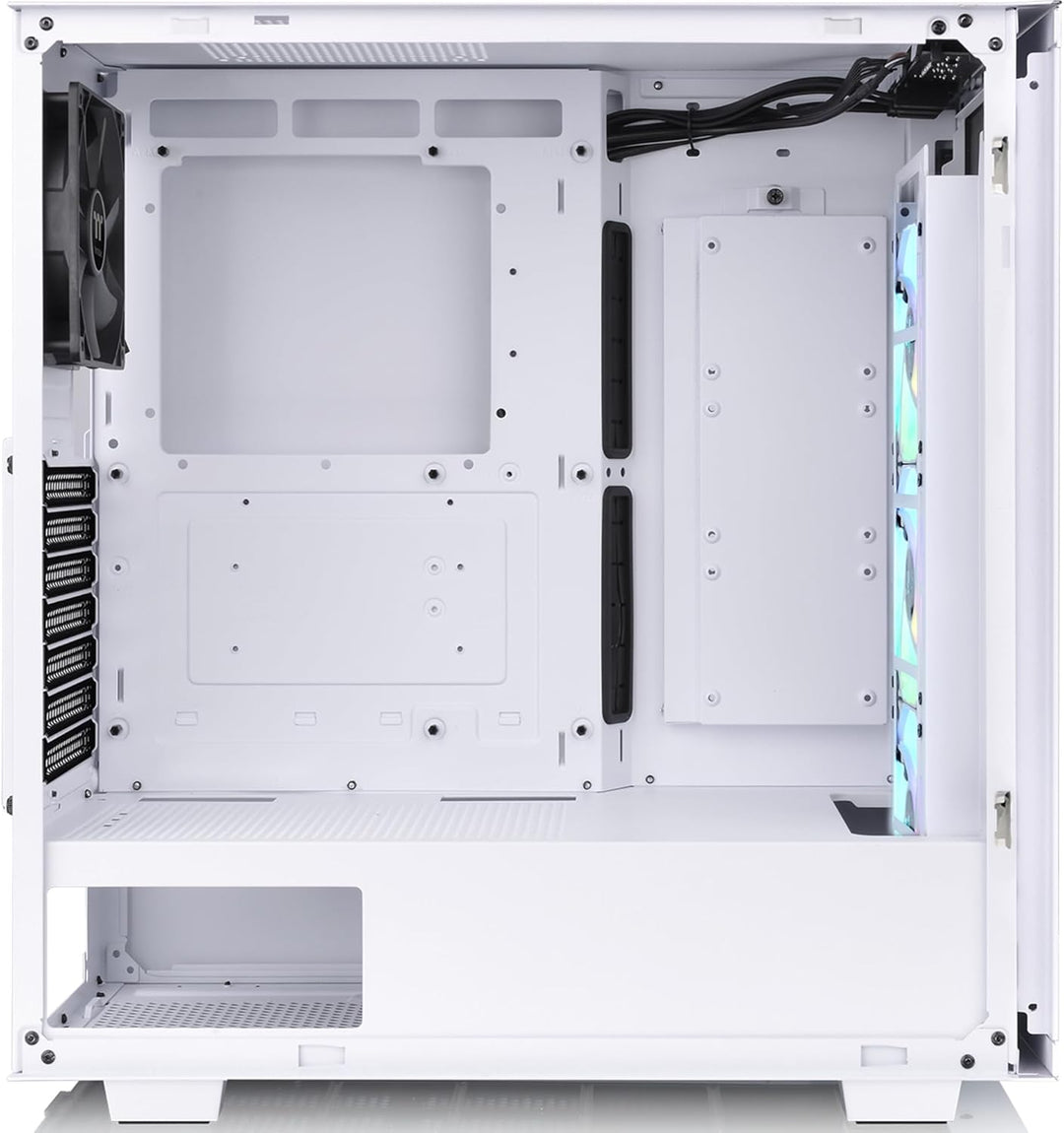 Thermaltake V350 TG ARGB Air Snow White PC-Chassis Mid-Tower-ATX-Gehäuse 4mm gehärtetes Glas 4X Lüft
