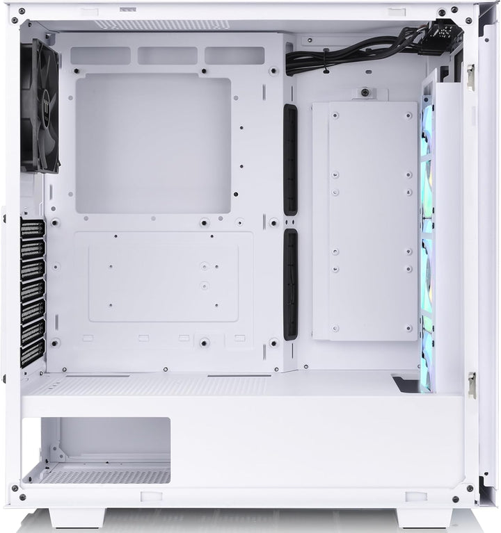 Thermaltake V350 TG ARGB Air Snow White PC-Chassis Mid-Tower-ATX-Gehäuse 4mm gehärtetes Glas 4X Lüft