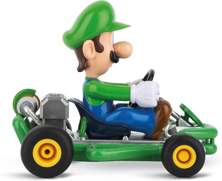 Carrera - 370200984P RC I 2,4GHz Mario Kart Pipe Kart I Luigi RC-Fahrzeug I Offiziell lizenziert I A
