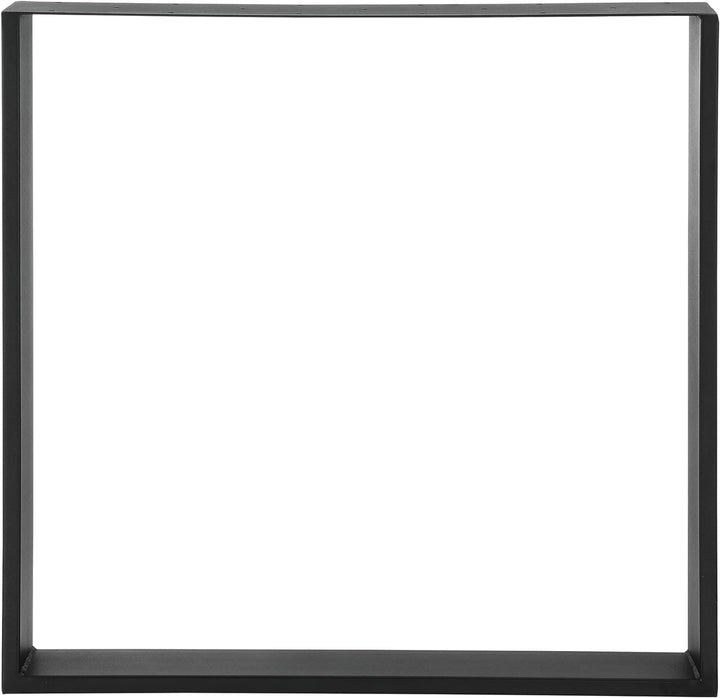 [en.casa] Tischgestell Stahl Tischuntergestell Tischkufen Tischbein 75x72cm Matt Schwarz 75 x 72 cm,
