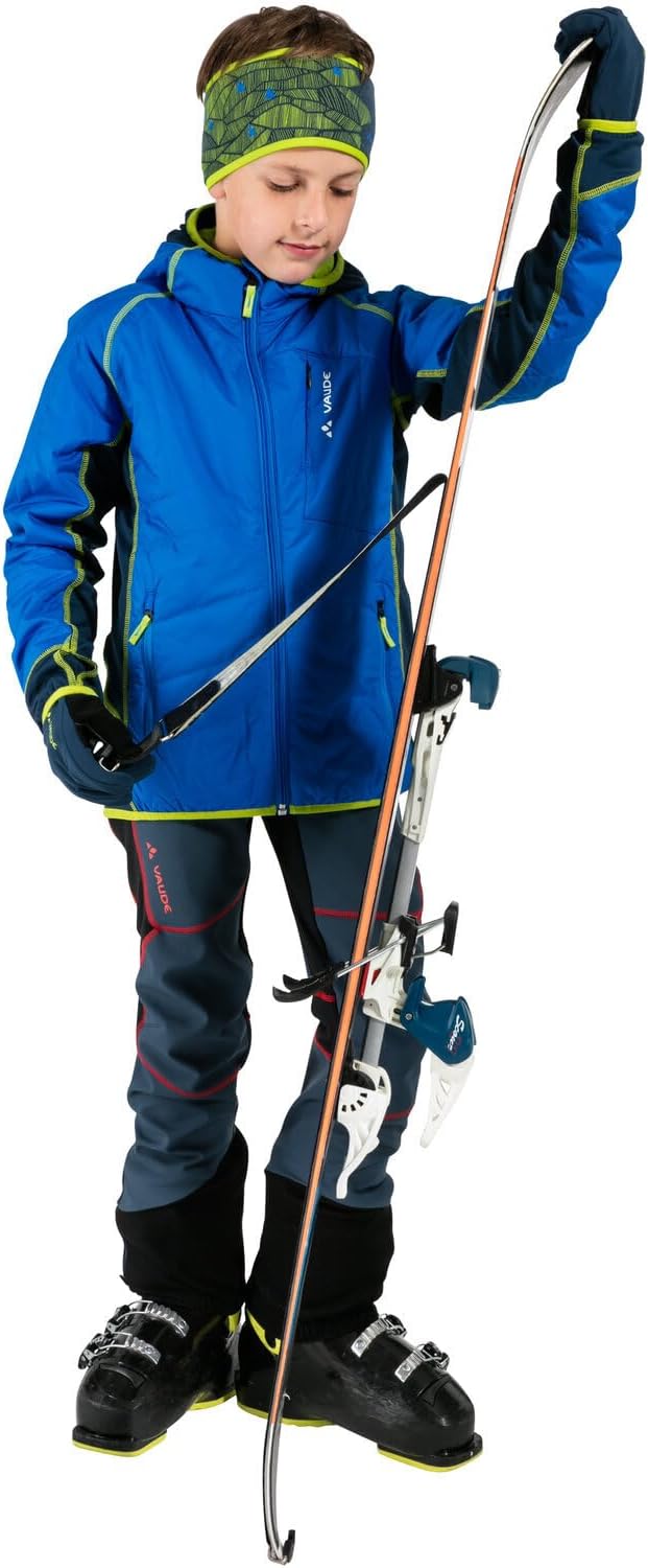 VAUDE Kids Capacida Pants - Softshellhose Kinder 134-140 Dark Sea/Green, 134-140 Dark Sea/Green