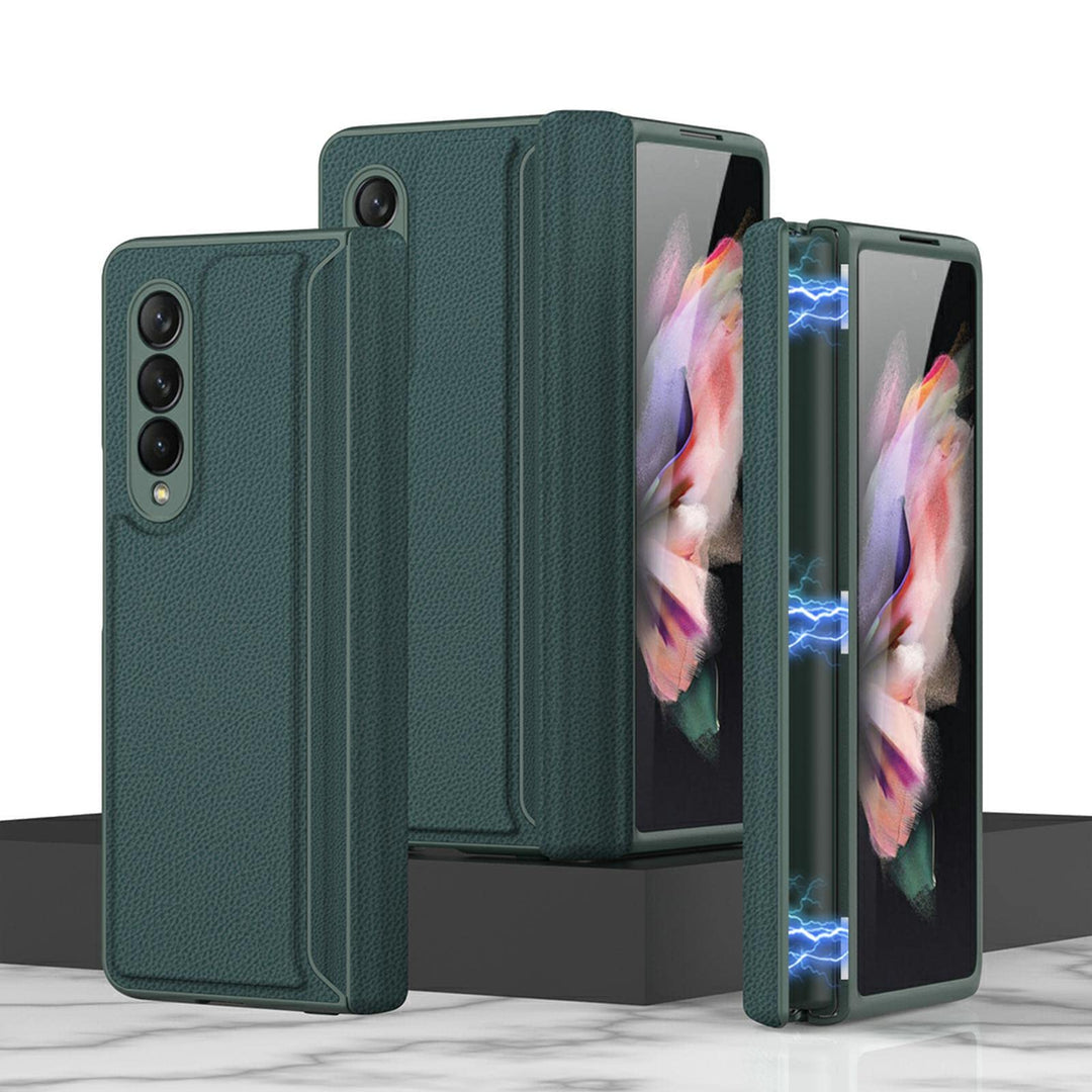 COQUE Galaxy Z Fold 3 5G Hülle, aufklappbare All-Inclusive-Hülle, klappbare Handyhülle für Samsung G