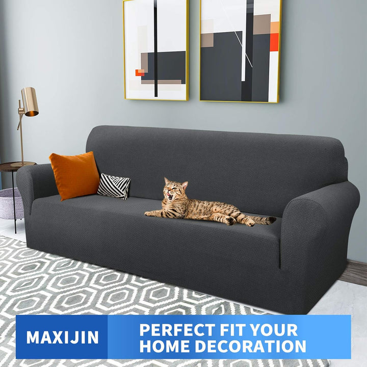 MAXIJIN Creative Jacquard Extra grosse Couchbezüge für 3- oder 4-Sitzer, super Dehnbare rutschfeste
