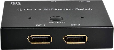 Chenyang DisplayPort Switch 8K DisplayPort Splitter Bidirektion DisplayPort Switcher DisplayPort Swi