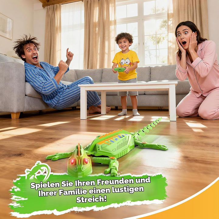 Wall Crawler Gecko, Ferngesteuerter Gecko, der an Wänden und Decken entlang krabbelt, Eidechse Robot
