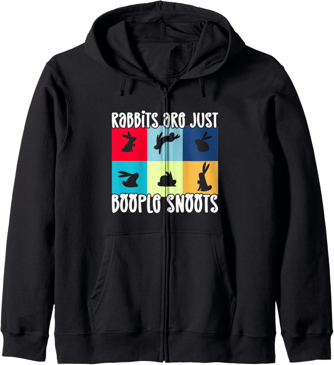 Hasen sind nur Boople Snoots Lustiger Hasenhase Kapuzenjacke