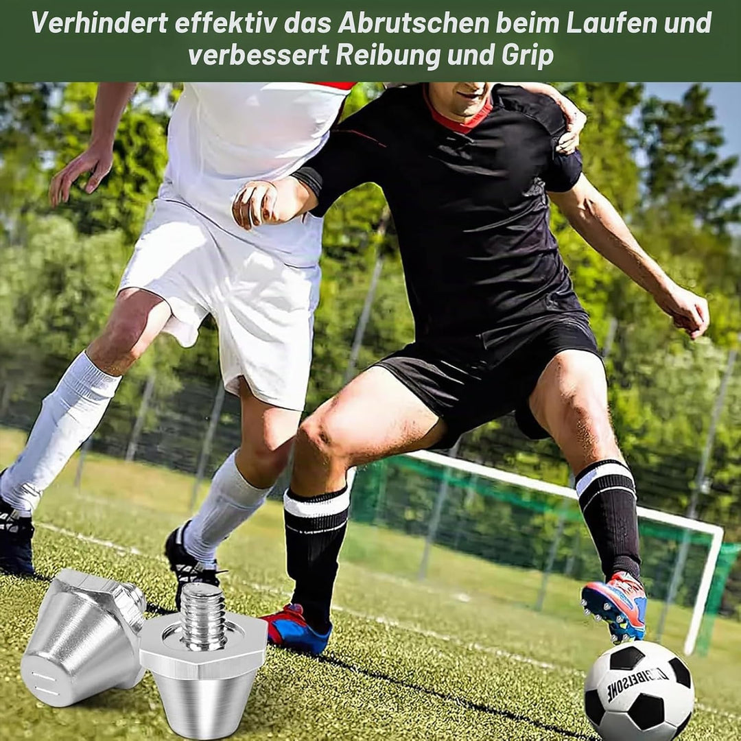 14 Stück Aluminium Schraubstollen für Nike Ersatz für Fussballschuhe, 11mm/13mm, mit Schlüssel, Ersa