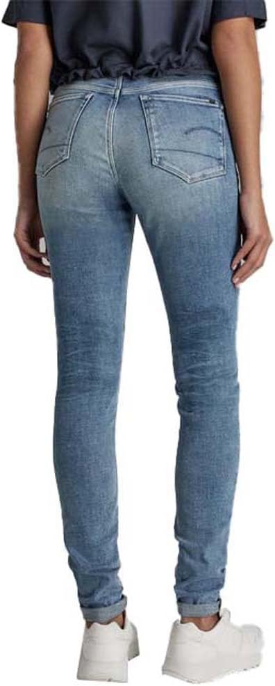 G-Star Damen 3301 Skinny Jeans 24W / 30L Blau (Lt Indigo Aged Restored D05175-c051-d295), 24W / 30L