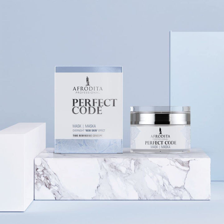 Afrodita Professional PERFECT CODE Maske | 50ml | Über Nacht ''New skin effect'' | Innovativ Bio-Enz