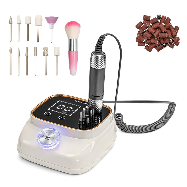 Trintion Elektrische Nagelfräser 45000 U/min Professionell, bidirektional Vorwärts/Rückwärts, geräus