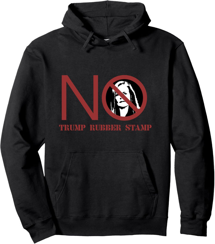 NO TRUMP RUBBER STAMP Supreme Court Amy Coney Barrett SCOTUS Pullover Hoodie