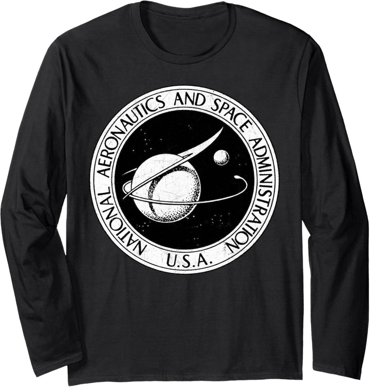 NASA Vintage Logo Langarmshirt