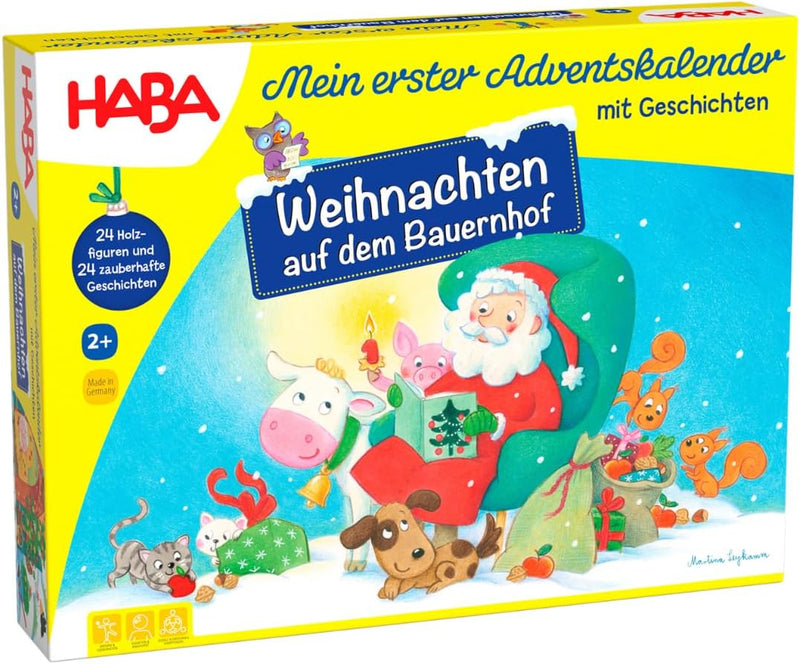 HABA 303156 Mein erster Adventskalender - Weihnachten auf dem Bauernhof