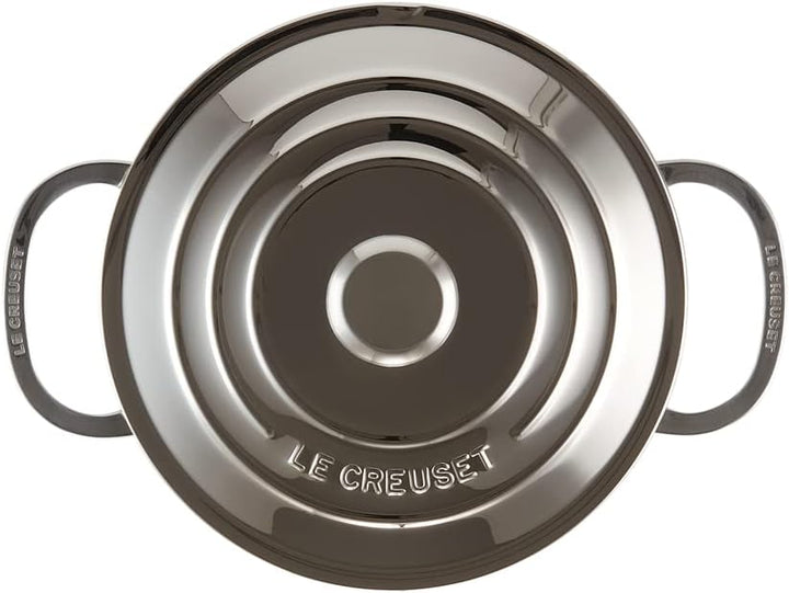 Le Creuset Fleischtopf aus 3-ply PLUS Edelstahl, 20 cm, 96600620000000, 20 cm