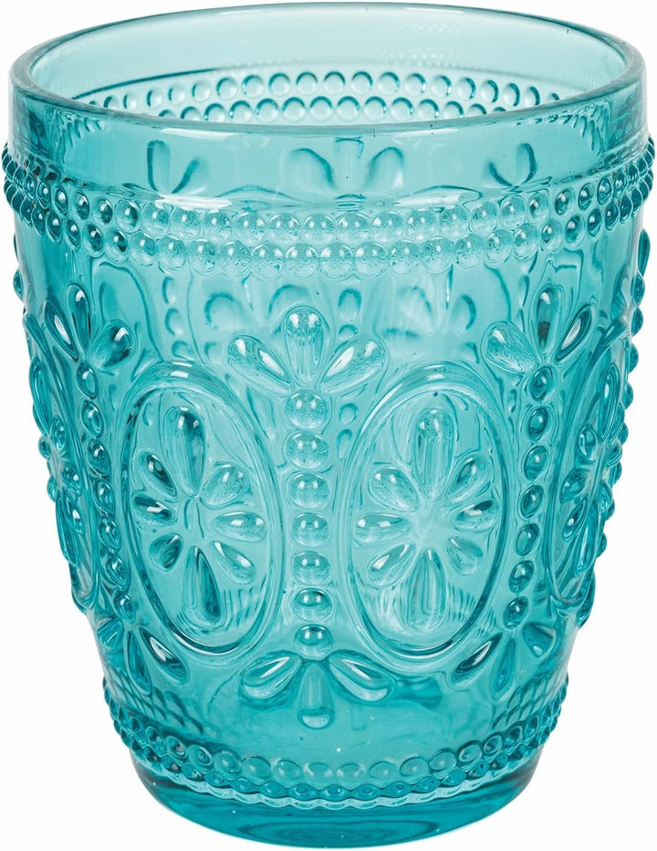 Villa d’Este Home Tivoli 4er Set Wassergläser aus Glas 300 ml Imperial Ocean
