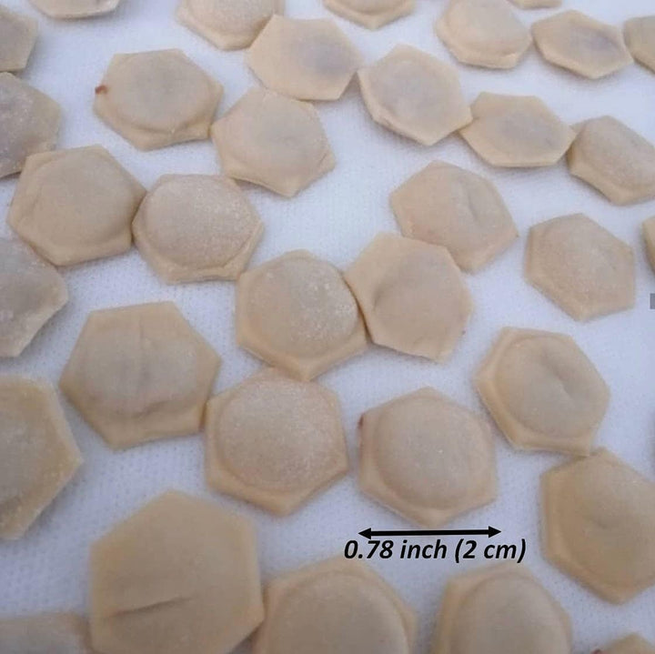XL Pratic Ravioli-Form - Manti Form Manti Kalibi - Ravioli-Ausstecher - Teigschneidegerät 199 Löcher