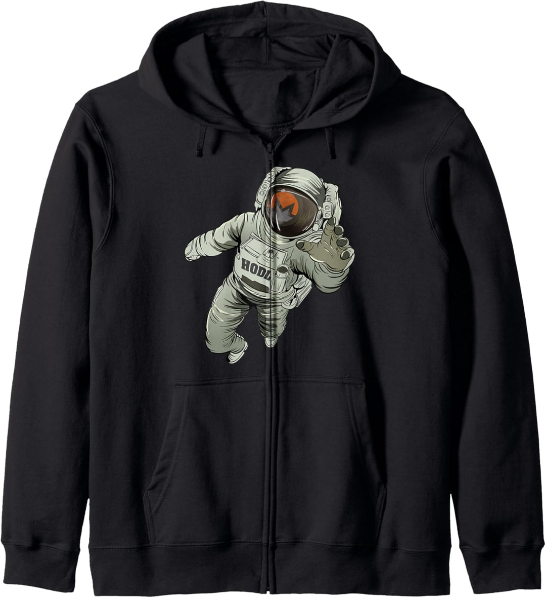 Monero-Logo Mond XMR Kapuzenjacke
